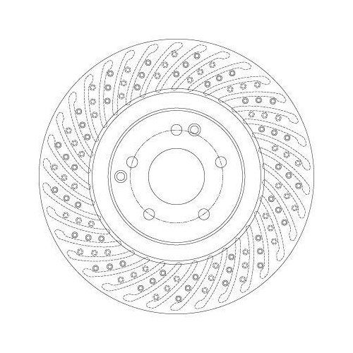 TRW Bremsscheibe TRW SINGLE DF6153S