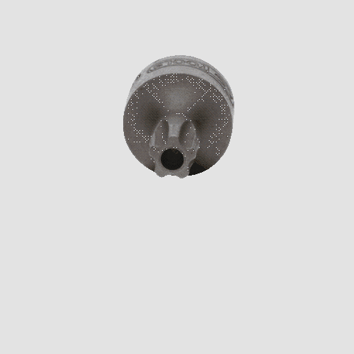 1/4 Zoll Bit-Stecknuss TorxPlus mit Stirnlochbohrung IPR30 extra kurz 911.1880