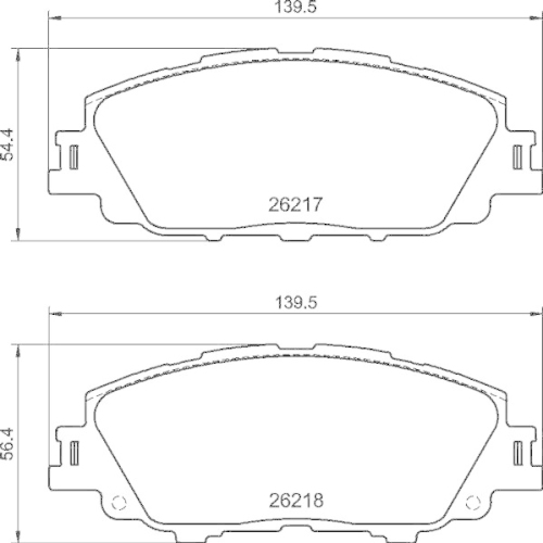 BREMBO Bremsbelagsatz, Scheibenbremse PRIME LINE P 83 175