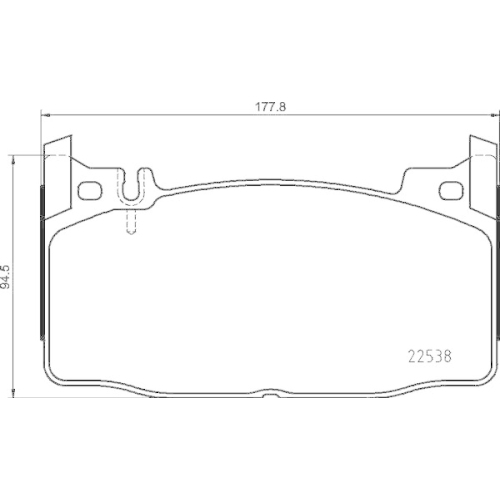 BREMBO Bremsbelagsatz, Scheibenbremse PRIME LINE P 50 143