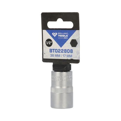 1/2 Zoll Sechskant-Stecknuss, 17 mm BRILLIANT TOOLS BT022808