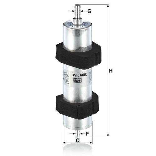 MANN-FILTER Kraftstofffilter WK 6003