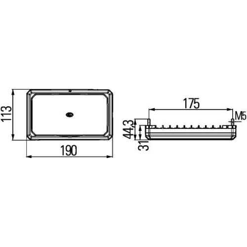 HELLA Arbeitsscheinwerfer 1GD 996 193-051