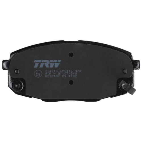 TRW Bremsbelagsatz, Scheibenbremse GDB2192