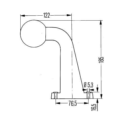 HELLA Umrissleuchte 2XS 340 108-001
