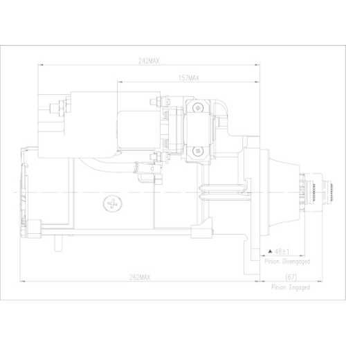 BOM-Prestolite Starter M90R3545SE