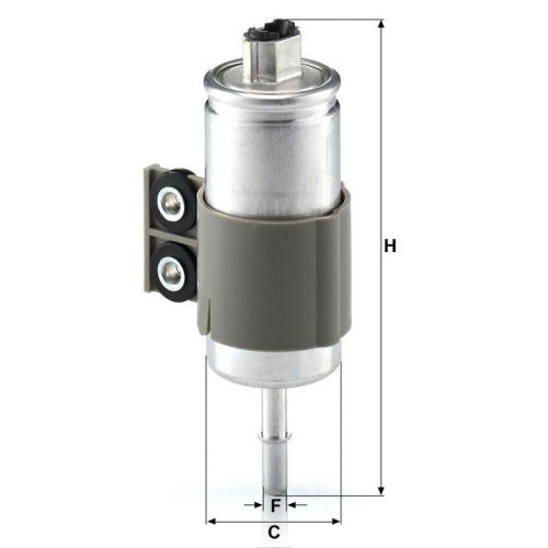 MANN-FILTER Kraftstofffilter WK 611/6