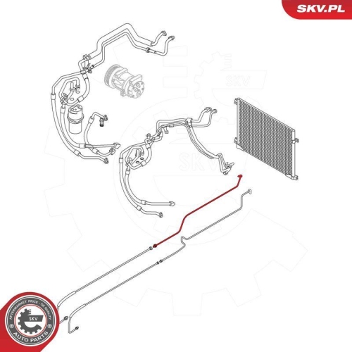 ESEN SKV Hochdruck-/Niederdruckleitung, Klimaanlage