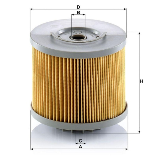 MANN-FILTER Kraftstofffilter P 1244 x