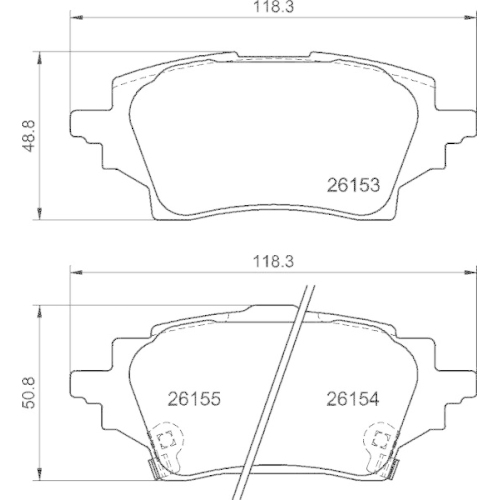 BREMBO Bremsbelagsatz, Scheibenbremse PRIME LINE P 83 178