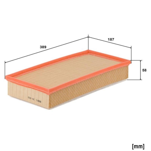 MANN-FILTER Luftfilter C 39 002
