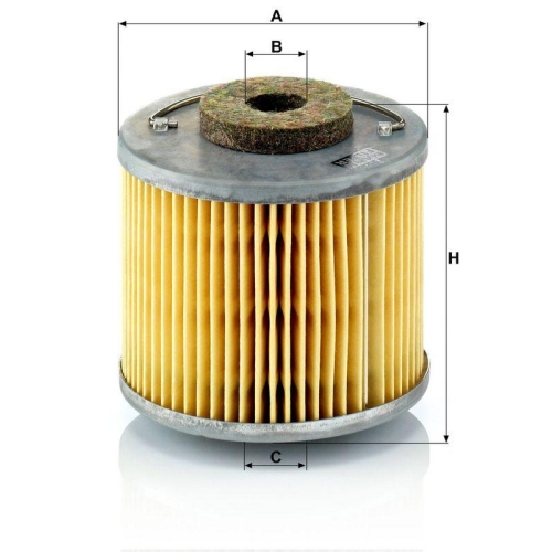 MANN-FILTER Kraftstofffilter P 715