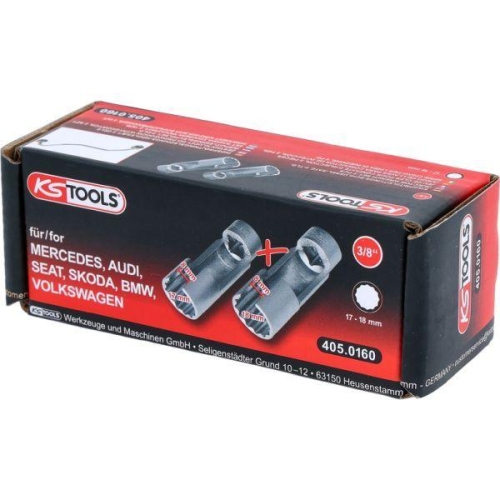 KS TOOLS Steckschl&uuml;sseleinsatz, Einspritzpumpe 405.0160