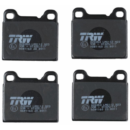 TRW Bremsbelagsatz, Scheibenbremse COTEC GDB1160