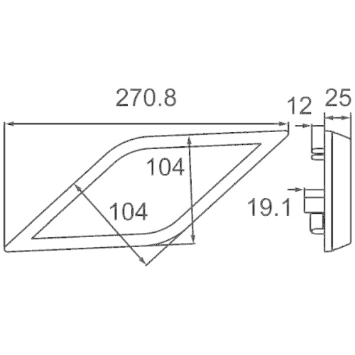 HELLA R&uuml;ckfahrleuchte SHAPELINE STYLE 2ZR 013 345-141