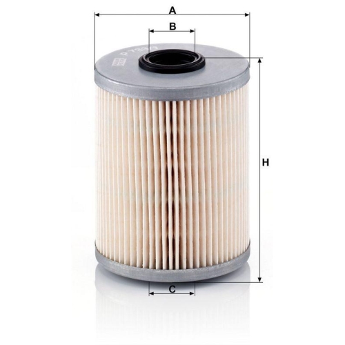 MANN-FILTER Kraftstofffilter P 733/1 x