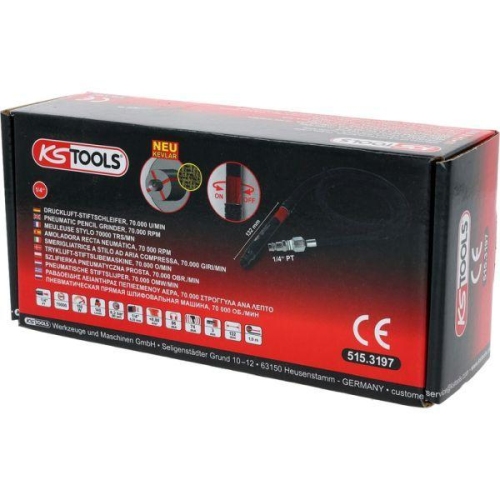KS TOOLS Stabschleifer (Druckluft) 515.3197