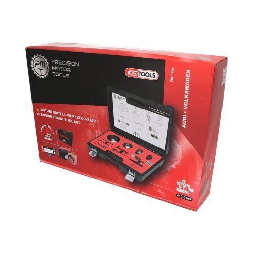 Motoreinstellwerkzeug-Satz f&uuml;r Audi, Volkswagen, 15-tlg KS TOOLS 4100105