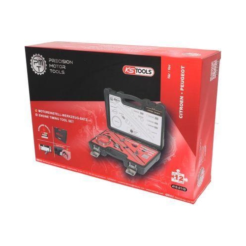 Motoreinstellwerkzeug-Satz f&uuml;r Citro&euml;n, Peugeot, 12-tlg KS TOOLS 4100110