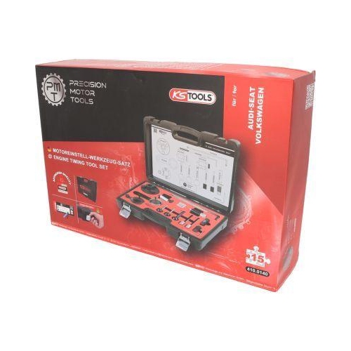 Motoreinstellwerkzeug-Satz f&uuml;r Audi, Seat, Skoda, Volkswagen, 15-tlg KS TOOLS