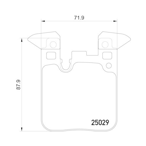 HELLA Bremsbelagsatz, Scheibenbremse 8DB 355 021-611