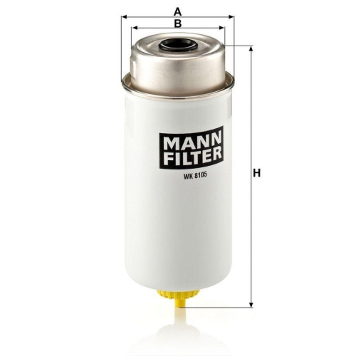MANN-FILTER Kraftstofffilter WK 8105