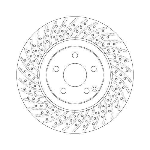TRW Bremsscheibe TRW SINGLE DF6433S