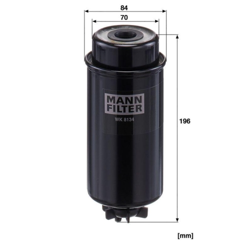 MANN-FILTER Kraftstofffilter WK 8134