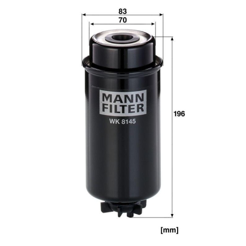 MANN-FILTER Kraftstofffilter WK 8145