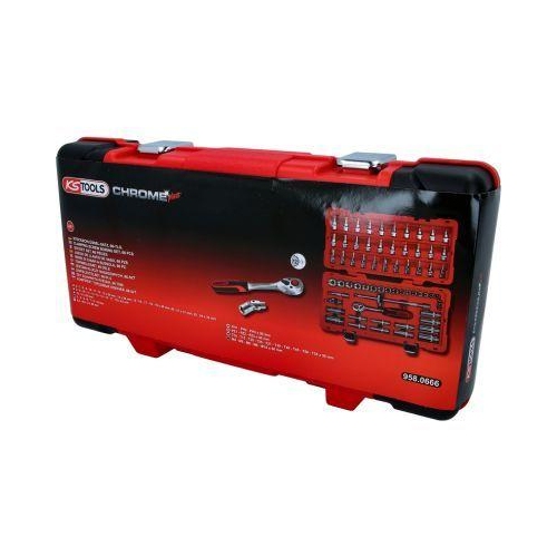 3/8 Zoll CHROMEplus Steckschl&uuml;ssel-Satz, 66-tlg KS TOOLS 958.0666
