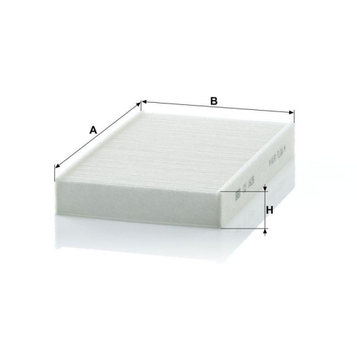 MANN-FILTER Filter, Innenraumluft CU 1629