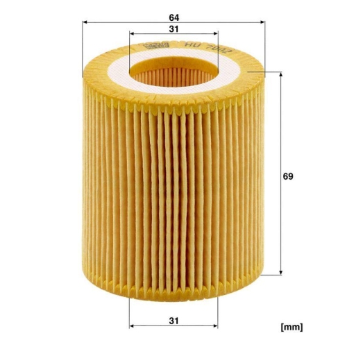 MANN-FILTER &Ouml;lfilter HU 7002 z