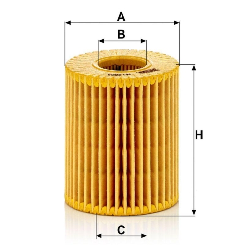 MANN-FILTER &Ouml;lfilter HU 7009 z