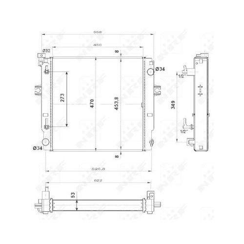 NRF Kühler, Antriebsbatterie 507567