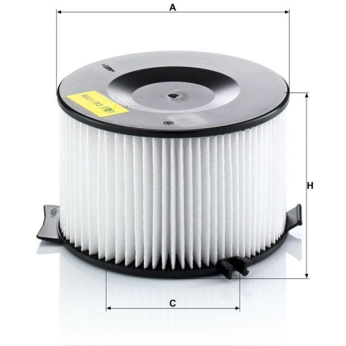 MANN-FILTER Filter, Innenraumluft CU 1738