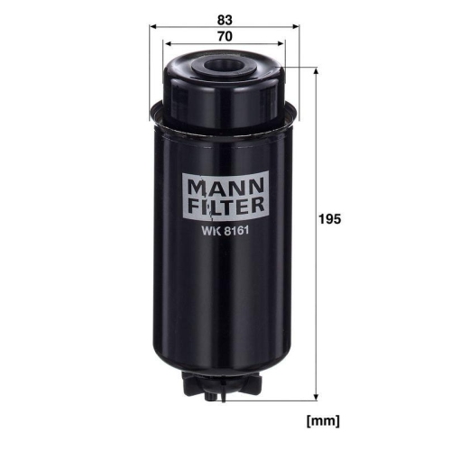 MANN-FILTER Kraftstofffilter WK 8161