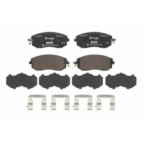 BREMBO Bremsbelagsatz, Scheibenbremse XTRA LINE P 78 021X