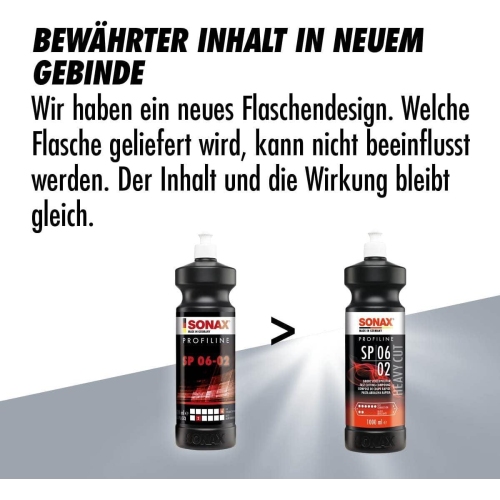 SONAX ProfiLine Schleif Paste silikonfrei, 1 Liter 03203000
