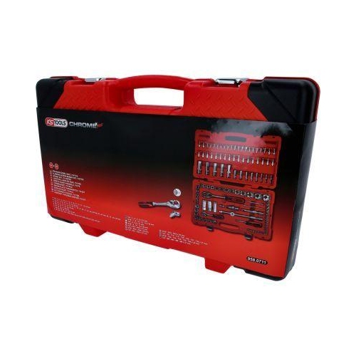 1/4 Zoll+1/2 Zoll CHROMEplus Steckschl&uuml;ssel-Satz, 110-tlg KS TOOLS 958.0711