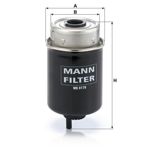 MANN-FILTER Kraftstofffilter WK 8179