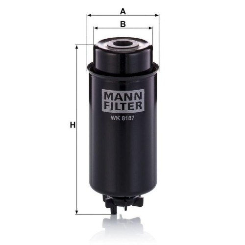 MANN-FILTER Kraftstofffilter WK 8187