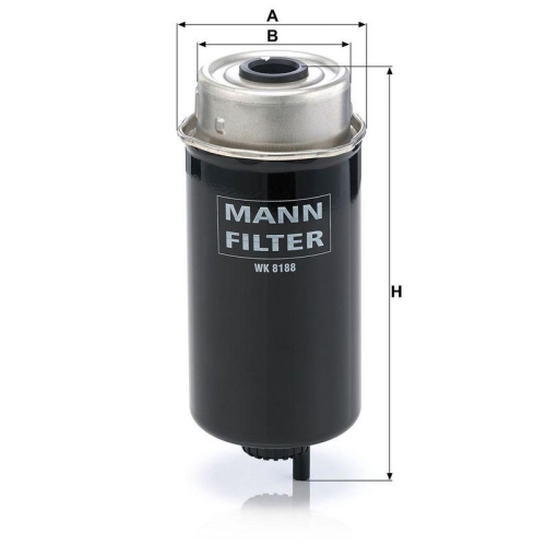 MANN-FILTER Kraftstofffilter WK 8188