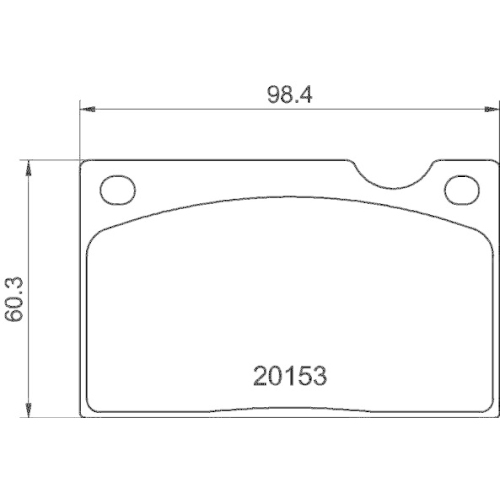 HELLA Bremsbelagsatz, Scheibenbremse 8DB 355 018-391