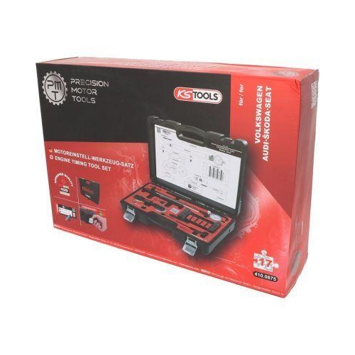 Motoreinstellwerkzeug-Satz f&uuml;r Audi, Skoda, Volkswagen, 18-tlg KS TOOLS 4100875