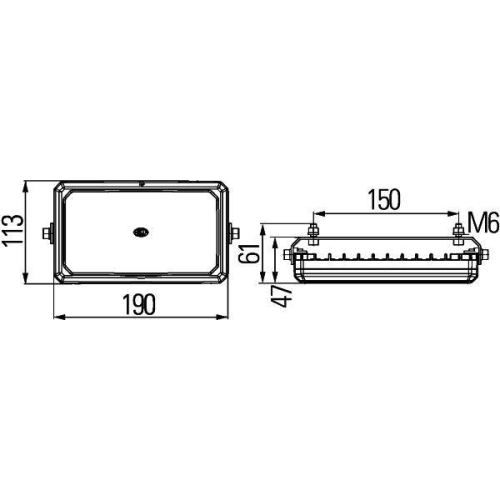 HELLA Arbeitsscheinwerfer 1GD 996 193-011