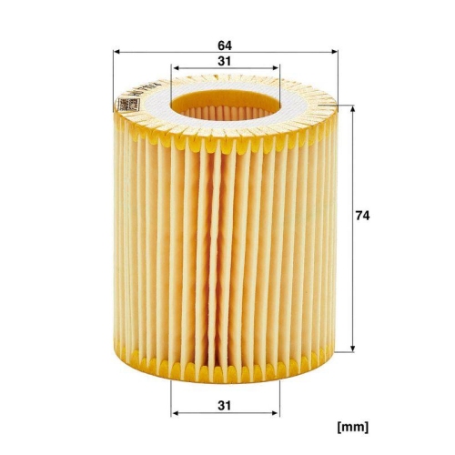 MANN-FILTER &Ouml;lfilter HU 711/4 x