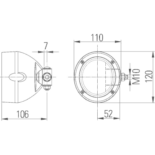 HELLA Arbeitsscheinwerfer 1GM 996 134-371