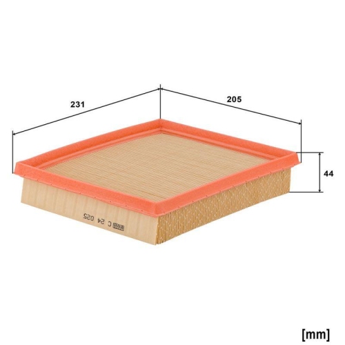 MANN-FILTER Luftfilter C 24 025