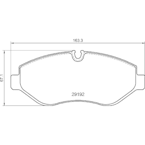 BREMBO Bremsbelagsatz, Scheibenbremse BEYOND LINE - Greenance P 50 085G