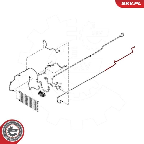 ESEN SKV Hochdruck-/Niederdruckleitung, Klimaanlage 54SKV663